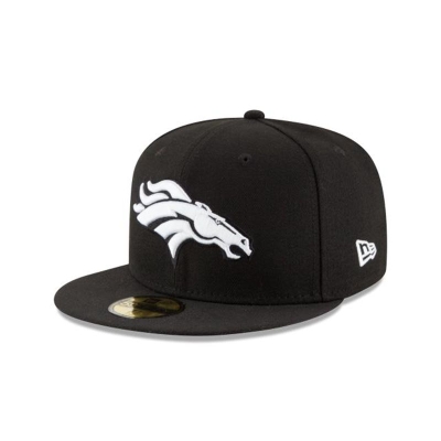 Denver Broncos Gorra | New Era NFL 59fifty Fitted Cap Mexico - Negros